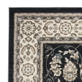 thumbnail image 5 of SAFAVIEH Lyndhurst Janel Traditional Bordered Area Rug, Anthracite/Cream, 8' x 10', 5 of 7