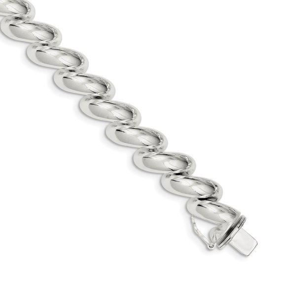Sterling Silver 10.0mm San Marco Bracelet