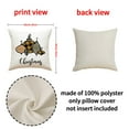 thumbnail image 2 of maho Christmas Pillows Christmas Print PillowCase Linen Sofa Cushion Cover Home Decor Cushion Cover Family Pillowcase, 2 of 2