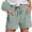 A-Green375, variant on XIAONU Women's Sage Crinkled Gauze Shorts Relaxed Fit Above Knee Drawstring Waist Lightweight Beach Bottoms