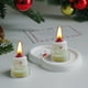 thumbnail image 5 of Decoraciones navideñas, adornos navideños, regalos navideños. Vela aromática invernal con ambiente de copo de nieve. Venta al por mayor de velas navideñas pequeñas de regalo (2 unidades)., 5 of 6