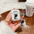 thumbnail image 6 of Korea Cute Cartoon Cat Dog Earphone Case for AirPods 1 2 3 Pro 2nd Case Transparent TPU Bluetooth Earphone Charging Box Keychain (02,For Airpods 1or2), 6 of 6