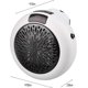 thumbnail image 3 of Ventilador de escritorio silencioso de alto rendimiento para uso en interiores con control remoto., 3 of 4
