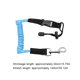 thumbnail image 5 of Correa Remo para Kayak Cuerda Antipérdida Accesorios Liberación Rápida () Azul, 5 of 5