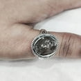 thumbnail image 4 of Natural Smoky Quartz Ring, Rough Quartz Gemstone Ring, Birthstone, Bohemian Ring, 925 Sterling Silver, Womens Ring, Christmas, Thanksgiving, Handmade, Statement Jewelry, Rough Gemstone Jewelry, 4 of 5