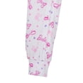 thumbnail image 2 of Barbie Toddlers Girls One-Piece Sleeper, Sizes 12M-5T, 2 of 3