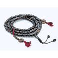 thumbnail image 3 of Dark Yak Bone Tibetan 108 Bead Mala for Meditation with Bone Counters, 3 of 3