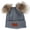 Gray, variant on ZOELNIC Baby Toddler Kids Warm Knitted Fur Pom Bobble Hats Boy Girls Beanie Caps Winter