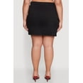 thumbnail image 5 of Womens Plus Size WAX High Waisted Cargo Skirt, 5 of 5