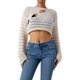 thumbnail image 1 of Txlixc Blusa hueca femenina, camiseta de punto suelta de color sólido con cuello redondo de manga larga Txlixc  moda, 1 of 9