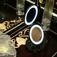 thumbnail image 3 of Nestingho 1Ud Espejo Plegable Para Maquillaje Negro Con LED Doble Y Compacto, 3 of 7