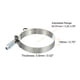 thumbnail image 2 of Abrazaderas de manguera T-Bolt de Uxcell con resorte, paquete de 4, abrazadera de manguera ajustable de acero inoxidable 304 para manguera de 3" ID, 2 of 6