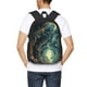 thumbnail image 4 of Fotbe Enchanted Forest Skull Path Mochila para Hombre y Mujer - Tela Oxford 600D Resistente - Mochila Impermeable de Gran Capacidad para Escuela, Viajes y Senderismo, 4 of 6