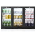 thumbnail image 2 of 3-door Back Bar Beverage Refrigerator – 11.4 Cu.ft Commercial Counter-height Cooler With Led Display For Beer, Wine & Soda, 2 of 5