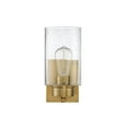 thumbnail image 2 of Trade Winds Edgewood Wall Sconce in Natural Brass, 2 of 5