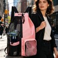 thumbnail image 6 of Drawstring Mesh Swim Backpack, With Separate Wet Pocket Sports Sack, Portable Water Resistant Beach Gym Bag, Backpack for Women Gym Beach Swimming Sports, 6 of 6
