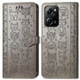 thumbnail image 1 of Funda Cartera FOXDOCK para XIAOMI POCO X5 Pro , Flip PU con Relieve de Gatos y Perros, Tarjetero y Soporte, 1 of 6