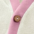 thumbnail image 5 of Tdoqot Toddler Boys Cardigan Sweaters- Button Down Warm Long Sleeve Cute Kids Knitting Cotton Clothes Pink Size 7T, 5 of 7
