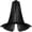 Black, variant on Byfri Sheer Chiffon Long Flowing Hoodless Outerwear for Weddings & Themed Events 150cm White