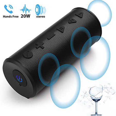 Bluetooth-Speakers-Portable-Wireless-Speaker, Mix Hero T102Plus 20W Big Migicbox Stereo Loud Speaker with Bluetooth Bass
