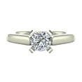 thumbnail image 4 of Diamond Engagement Ring for Women Round Solitaire 4-Prong 14K White Gold 0.66 Carat (G,VS1), 4 of 5