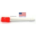 thumbnail image 4 of Step 'N Tilt Plastic Stake Flags for Marking Sprinkler Heads and Other Objects for Lawn Aeration, Neon Orange Color, 4 of 5