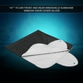 thumbnail image 2 of 147 * 70 Car Front and Rear Windshield Sunshade Window Visor Cover Silver, 2 of 5