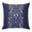 Blue, variant on Throw Pillow Covers 24 x 24 Inch, Japanese Cotton Linen Pillows Cases, Grey Simple Traditional Flowers Leaves Pattern Square Cushion Covers for Couch Sofa Bed