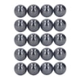 thumbnail image 2 of Imanes Esféricos, Bolas Magnéticas, 20 Piezas, Resistente A La Rodadura, Pulido De Ferrita, Resistente A Las Saudidas, Confiable Con Bolsa De Tela Para El Hogar, 2 of 8