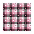 thumbnail image 6 of Wukai Heart Plaid Waterproof Tablecloth for Kitchen Dining, Fits Square Tables for 2-4 Seats -60"x60", 6 of 7