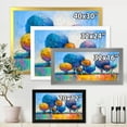 thumbnail image 4 of Designart 'Autumn Colorful Fantasy Trees IV' Modern Framed Art Print, 4 of 4