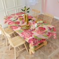 thumbnail image 5 of Pioneer Flower Floral Print Pattern Rectangle Tablecloth 60"x102",Waterproof Polyester Rectangle Table Cloth, Wipeable Spillproof Polyester Tablecloth for Dining, Camping, Indoor and Outdoor, 5 of 6