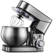 FOHERE 5.8 Qt Stand Mixer, 6 Speed Stainless Steel Mixer, Powerful Kitchen Dough Mixers