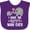 Purple, variant on Inktastic Best Nani Ever Grandchild Boys or Girls Baby Bib