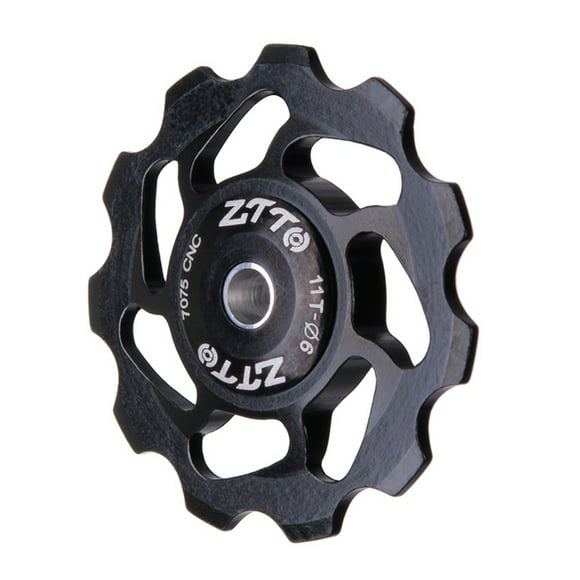 ZTTO Premium 11T Jockey Wheel with Ceramic Bearings - Lightweight Aluminum Alloy in Black, Red, Blue, Silver, or Gold Options