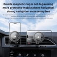 thumbnail image 4 of WWS-Car Mount for MagSafe, Magnetic Phone Holder with Magnetic Tape Ring, Cell Phone Mount for MagSafe Strong Magnet 360° Rotation for Car Air Vent for iPhone 16 Pro Max 15 14 13 12 Plus and MagSafe, 4 of 4
