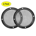 thumbnail image 1 of Unique Bargains Speaker Grill Cover 3 Inch 93mm Mesh Decorative Circle Subwoofer Protector Black 2pcs, 1 of 4