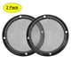 thumbnail image 1 of Cubierta de rejilla para altavoz de 3 pulgadas 93mm círculo decorativo protector de subwoofer negro 2 piezas, 1 of 5