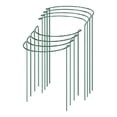 thumbnail image 3 of 8 estacas de soporte para plantas, anillos de soporte metálicos para jardín, jaulas y soportes para peonías para balcones, plantas de interior y exterior, huertos y verduras. 35 cm x 20 cm, 3 of 9