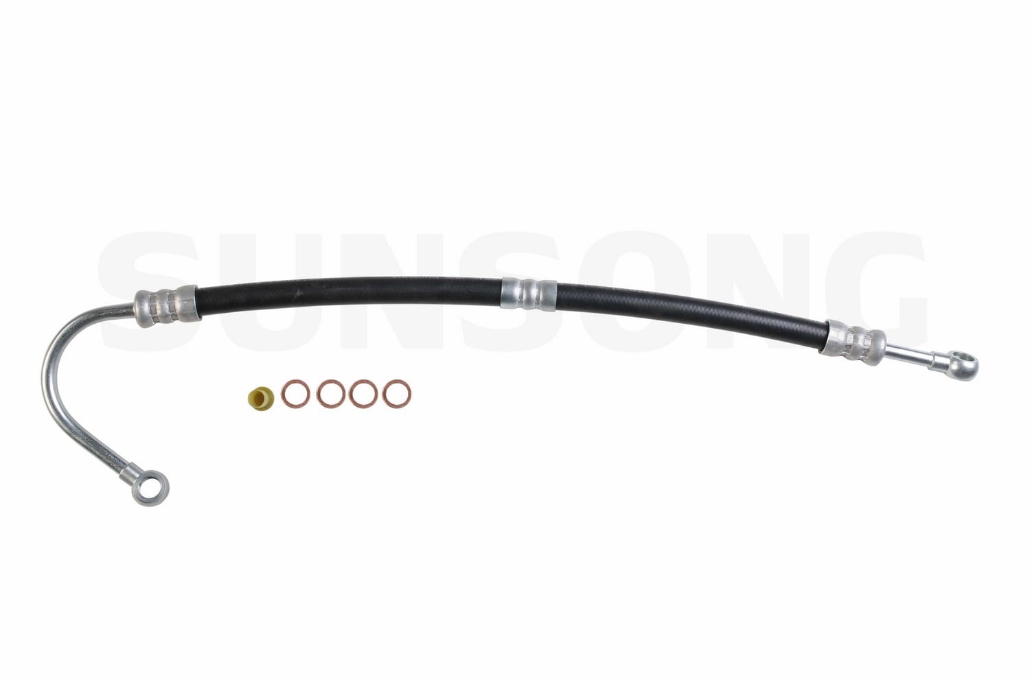 Pro Braking PBC1186-GLD-BLU Braided Clutch Line Gold Hose /& Stainless Blue Banjos
