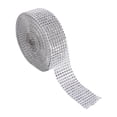 thumbnail image 2 of Mesh Ribbon, 3 Colors 8 Rows 10 Yard Hot Trimmable  Mesh Ribbon Sparkling Rhinestone Crystal Warp, 2 of 7