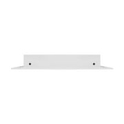 BUILDMART - 22x10 Modern AC Vent Cover - Decorative White Aluminum Air Vent - Standard Linear Slot Diffuser - Heating and Cooling Register Grille for Ceiling, Walls & Floors - Texas Buildmart