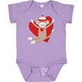 thumbnail image 3 of Inktastic Hug Sock Monkey Boys or Girls Baby Bodysuit, 3 of 5