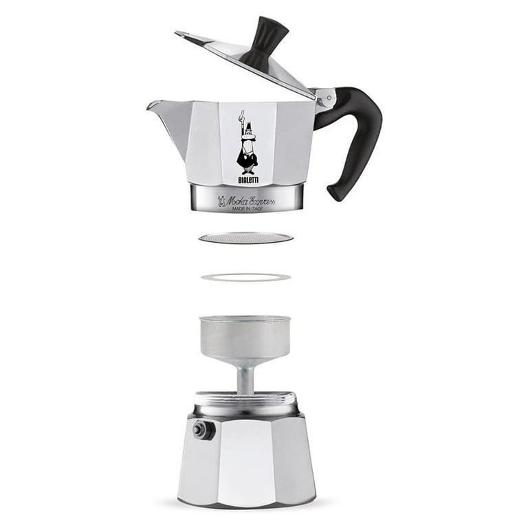 Italian Moka Aluminium Express Coffee Maker 6 Cups Bialetti