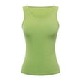 thumbnail image 3 of DuoJiaJ Women's Square Neck Vest Summer Basic Tank Top For Going Out Sleeveless Shirts for Women, 3 of 4