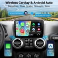 thumbnail image 2 of Radio de coche estéreo LOVPOI para Jeep Wrangler JK 2007-2018, 2 of 8