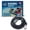 BLACK 7-25, variant on WavesRx AnchorMate - 7'-14' Flat Anchoring Bungee Line - Neon Green