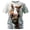 A-White2, variant on Short Sleeve Shirts for Men Graphic T Shirt Year Of Horse Print Tees Casual Tee Soft Crew Neck Top for Daily Wear