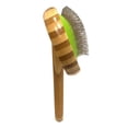 thumbnail image 2 of Cepillo para Mascotas Cool Bambu Pets Hecho de Bambú Quita Pelo Ovalado, 2 of 4
