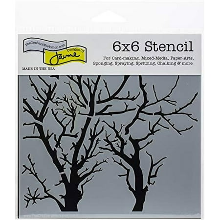 UPC: 0842254008513 | The Crafter s Workshop Stencil  6  x 6   Branches Reversed